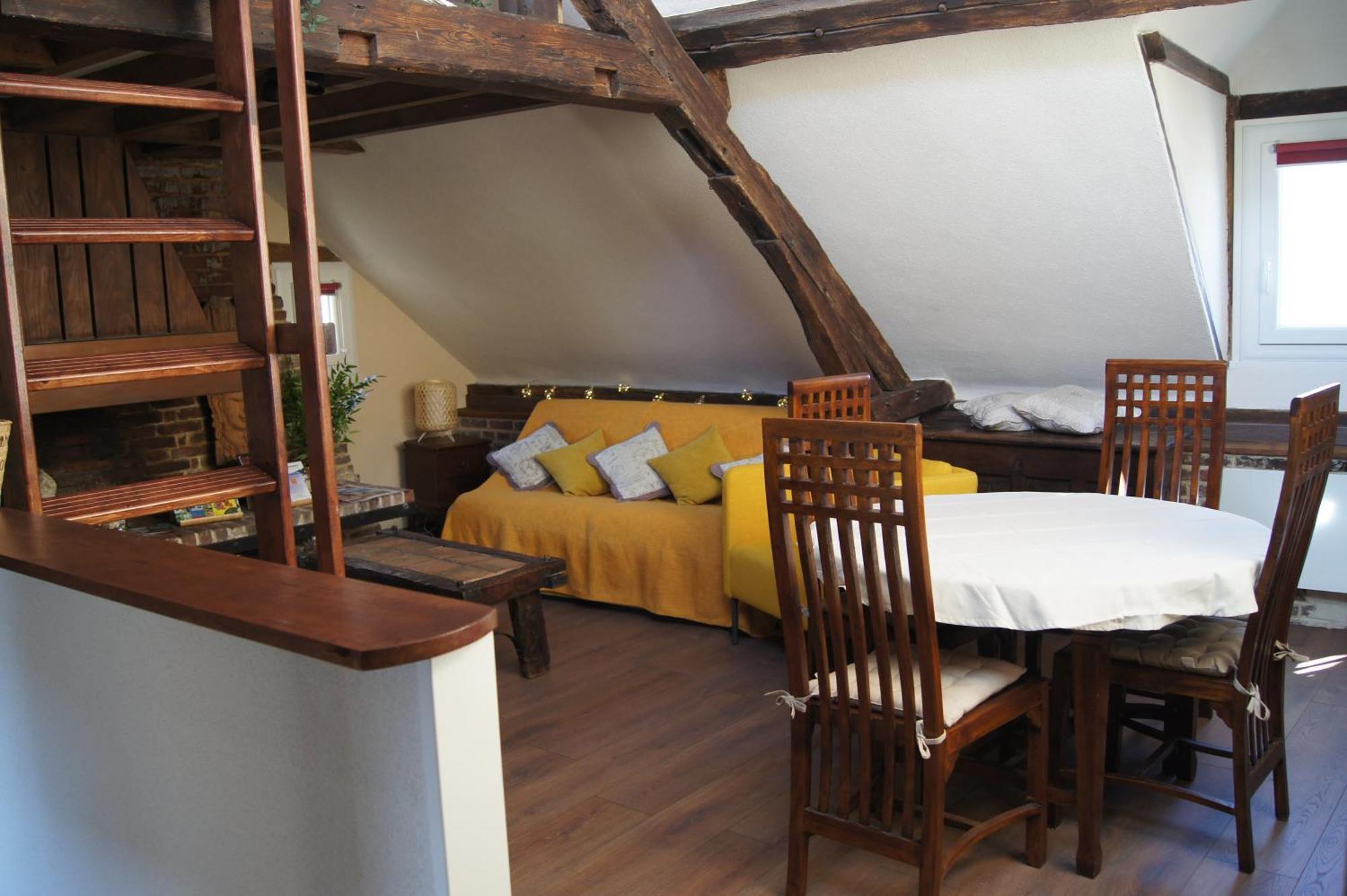 Le Perchoir De St-Antoine - Centre Historique D'Honfleur Avec Vue Sur Le Port, Netflix, Jeux, Vinyles Apartment Luaran gambar